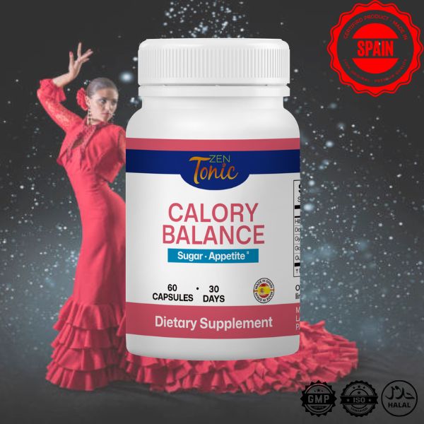 Zen & Tonic Calory Balance Plant-based capsules designed to support metabolism, sugar balance, and daily energy.