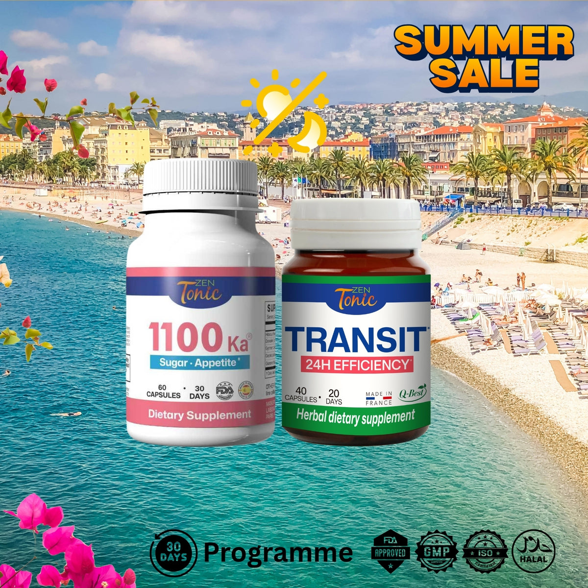 Day & Night Morning Burn Fat & Night Detox 1 month Program