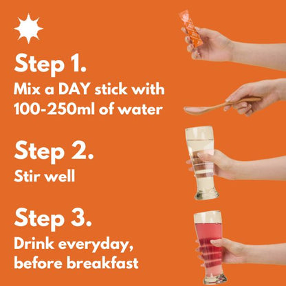 Zen&Tonic Metabolactive | 2-in-1 Detox | Body Shape  | Made in France | Metabolism & Digestive Support Sachets