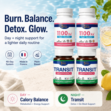 Day & Night Morning Burn Fat Night Detox 2 months Program