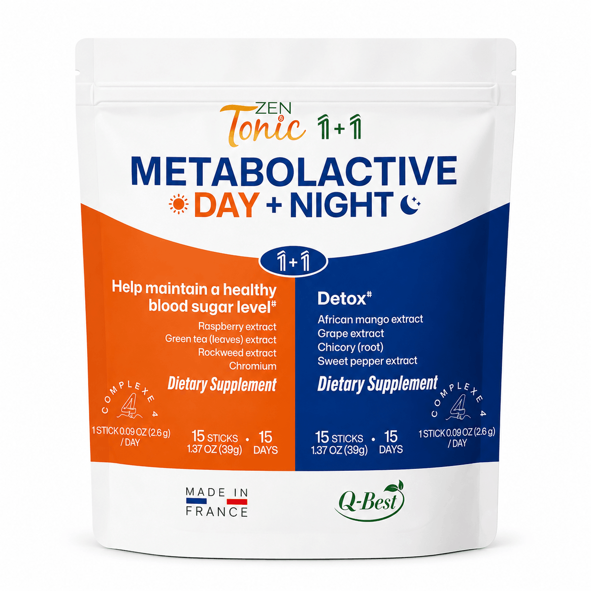 Metabolactive Day + Night | 2-in-1 Metabolism & Detox Sachets