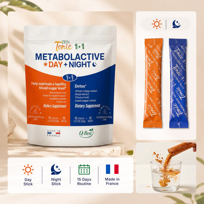 Metabolactive Day + Night | 2-in-1 Metabolism & Detox Sachets
