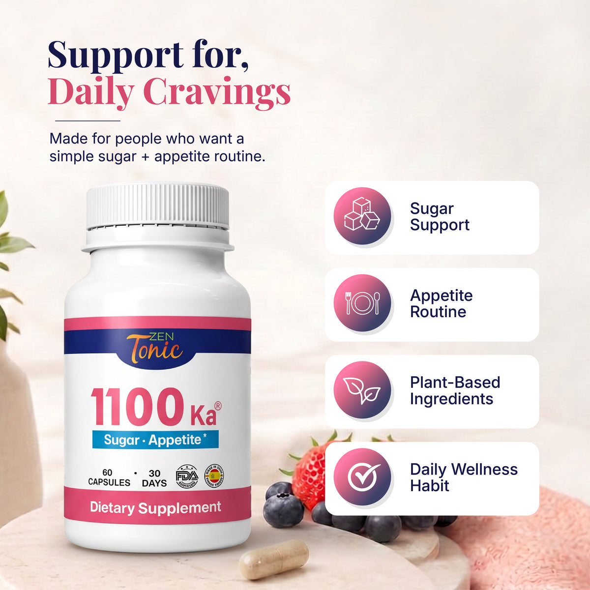 Calory Balance Capsules | Sugar, Appetite & Daily Energy Support